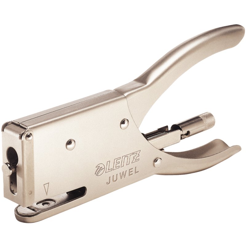 LEITZ décaleur pour agrafeuse JUWEL, nickelé, 9×120×9 mm