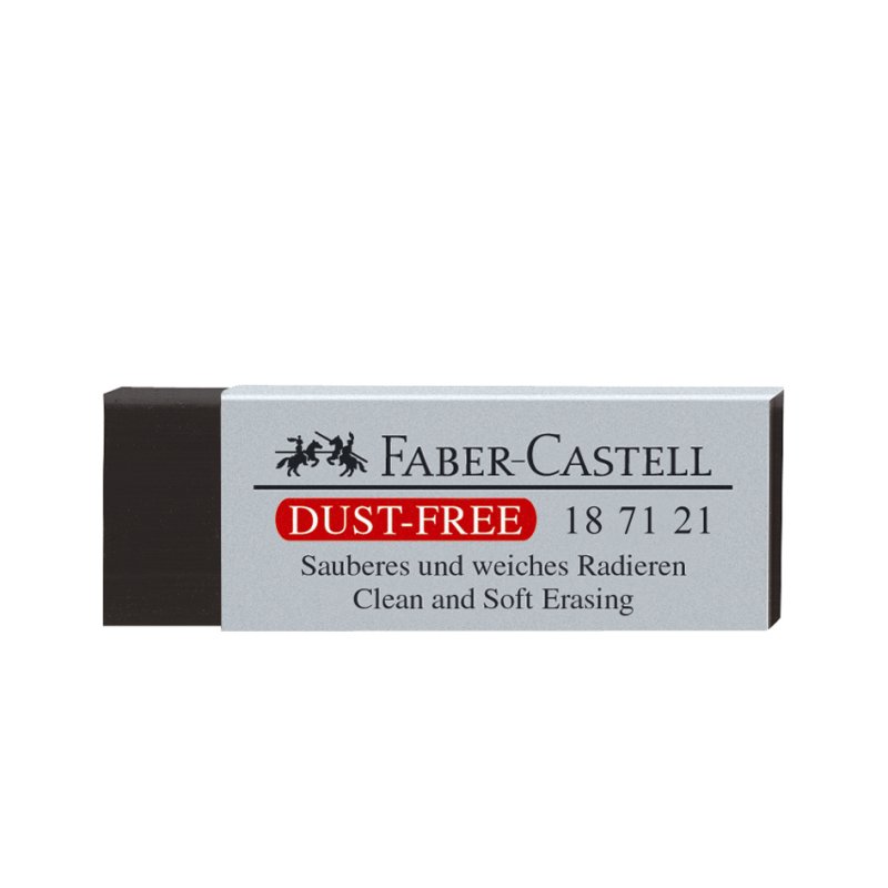 Faber-Castell gomme DUST-FREE, vert, 63×22×11 mm