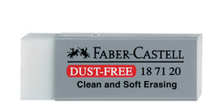 Faber-Castell gum stofvrij, wit, PVC-vrij