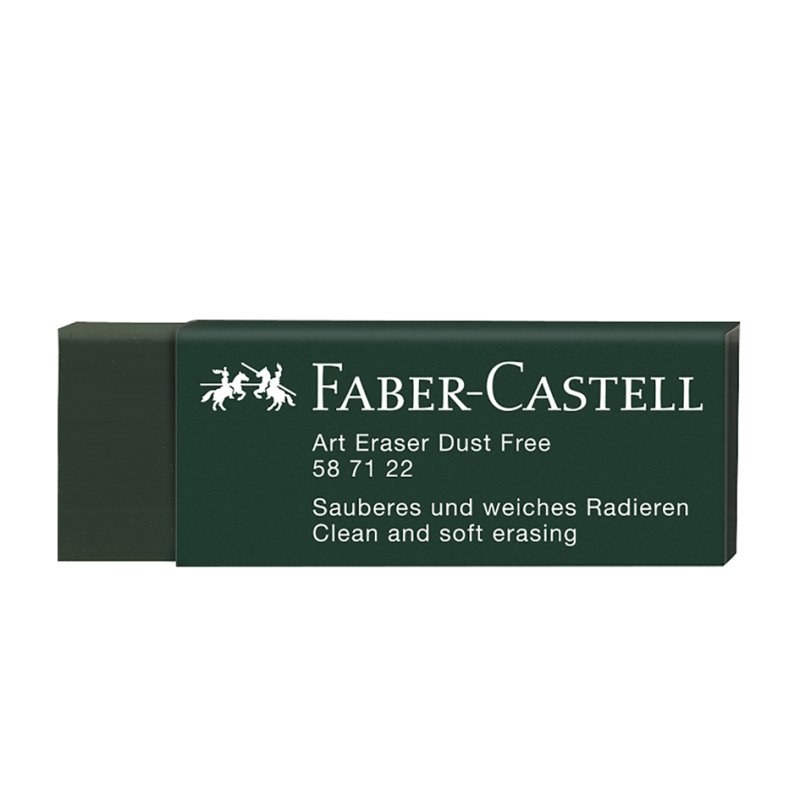 Faber-Castell gomme DUST-FREE, vert, 63×22×11 mm
