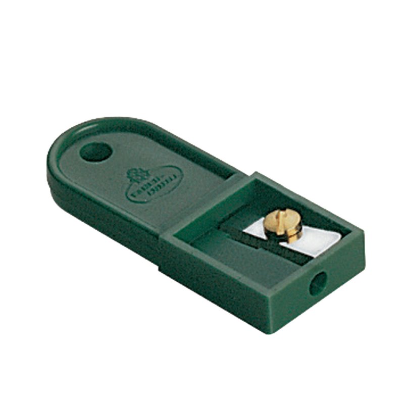 Faber-Castell taille-crayon pour mines de porte-mine, vert, plastique, jusqu'à 2 mm