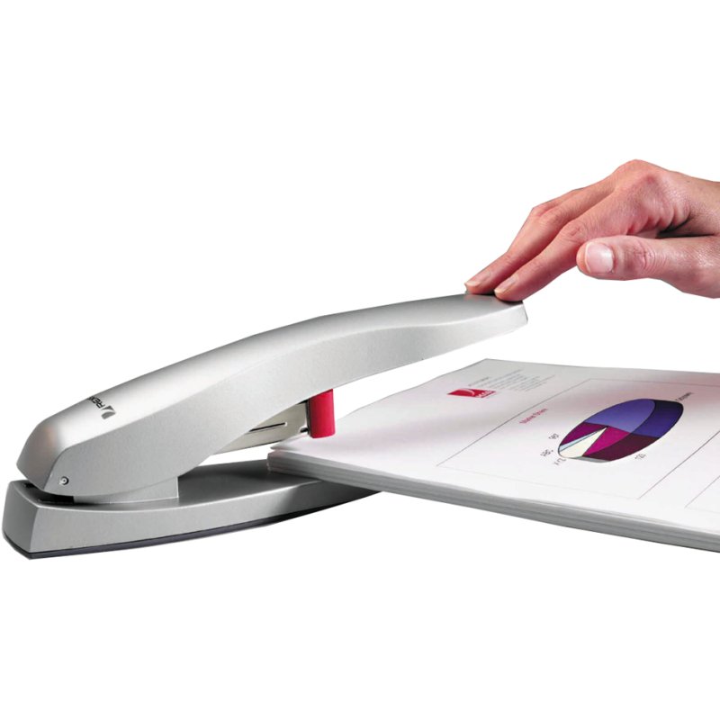 Rexel Odyssey nietmachine, 60 vel capaciteit, zilver