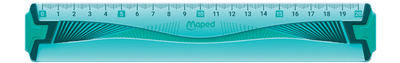 Maped buigbare liniaal 30 cm, kunststof, transparant