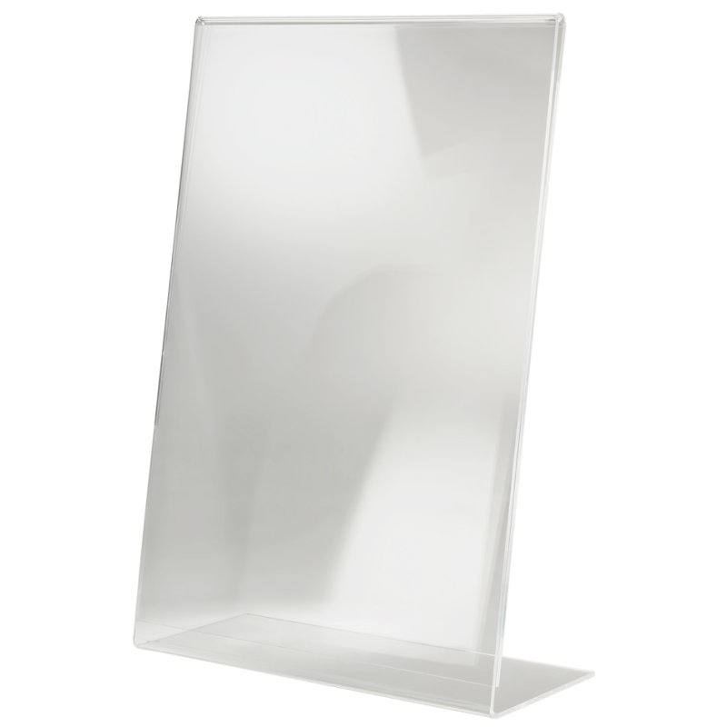Sigel porte-documents de table A5, acrylique, incliné, cristal transparent
