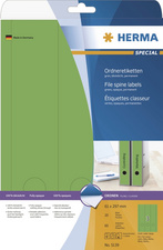HERMA ordnerruggetiketten SPECIAL, 61×297 mm, geel, 60 stuks