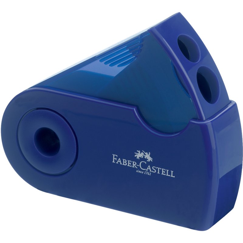 Faber-Castell taille-crayon SLEEVE, noir, avec collecteur de copeaux