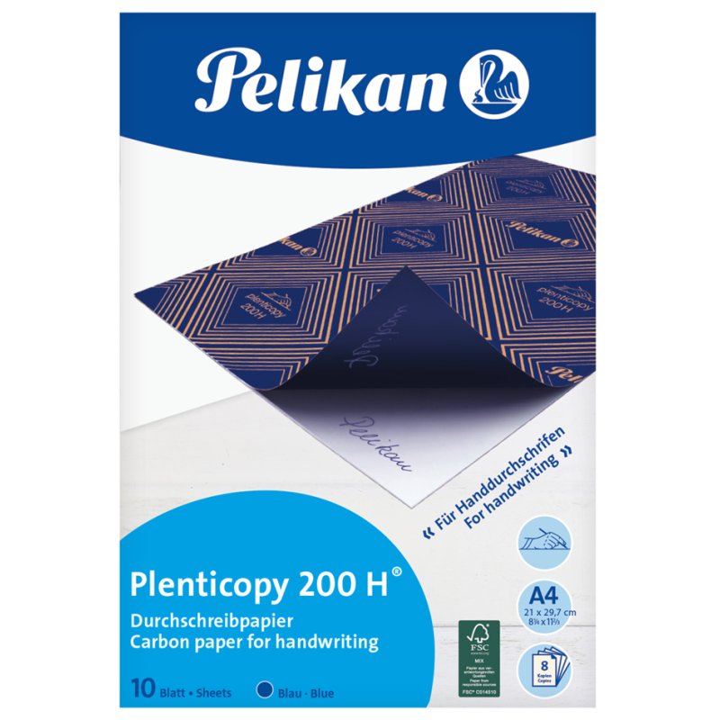 Pelikan carbon paper A4, blue, 10 sheets