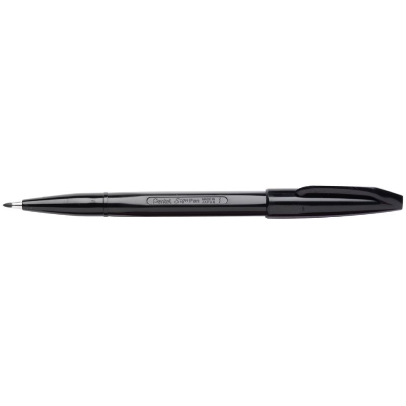 Pentel Arts Sign Pen marqueur, 0,8 mm, jaune