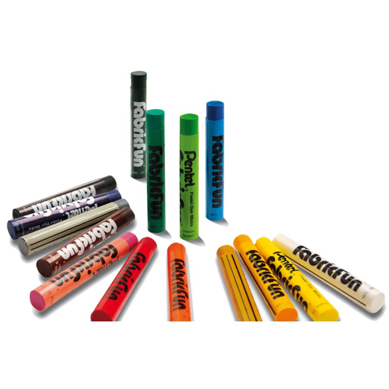 PentArt Textile Crayon PTS-7, 7 colours, acid-free pigment ink