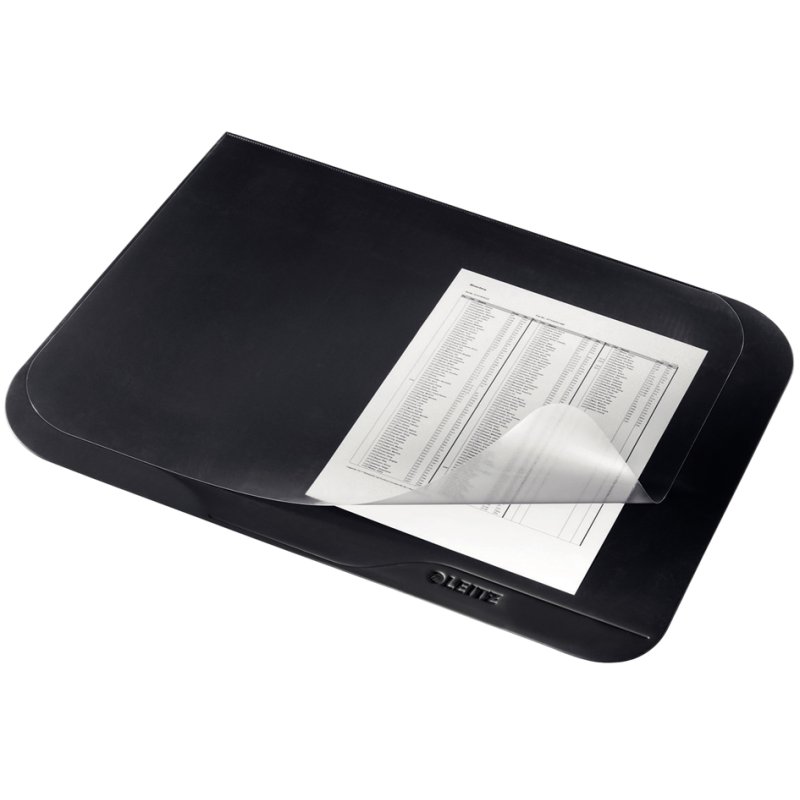 LEITZ sous-main Soft-Touch, noir, 530×400 mm