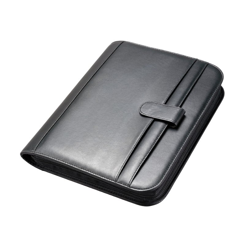 Alassio organiseur RICCIONE, A4, imitation cuir, noir