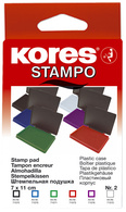 Kores stempelkussen, blauw, 110×70 mm