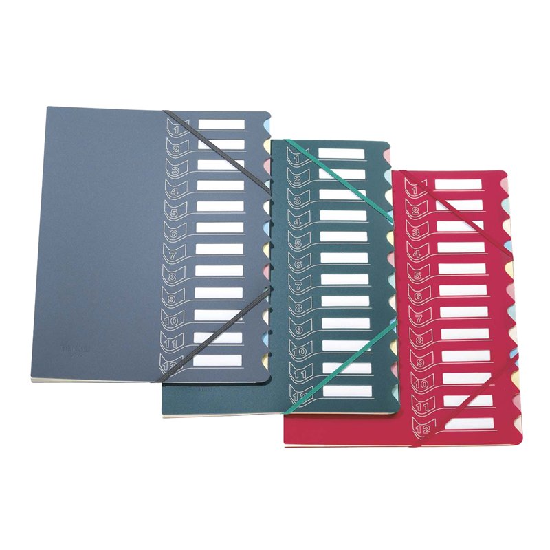 Extendos trieur A4, 7 intercalaires colorés, couverture PP