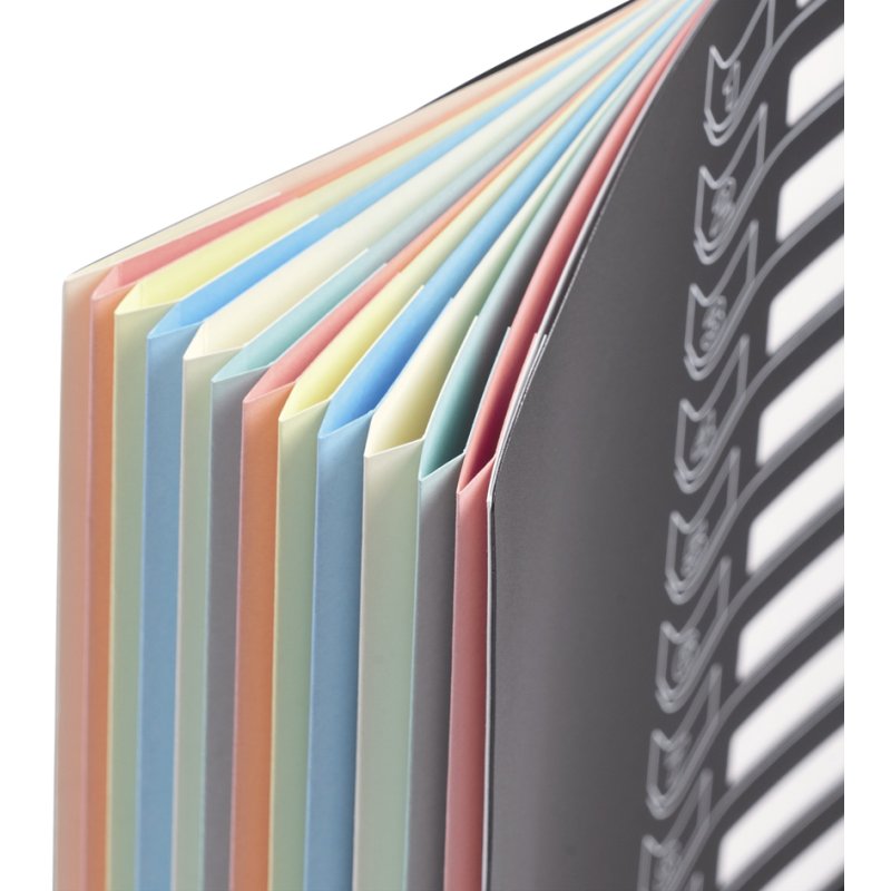 Extendos trieur A4, 7 intercalaires colorés, couverture PP
