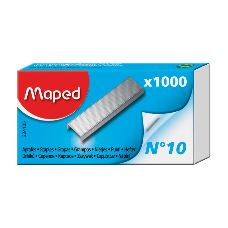 Agrafes Maped 26/6, galvanisées, 1000 pièces