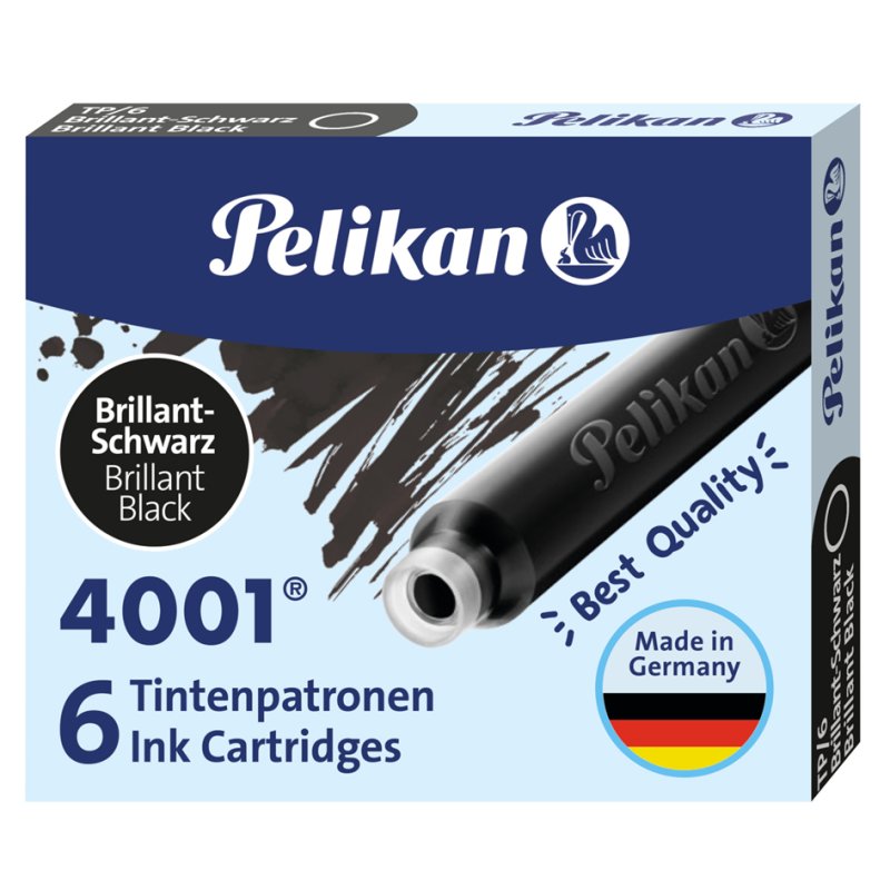 Pelikan cartouches d'encre, rose, 6 pièces