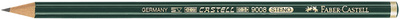 Faber-Castell stenopotlood CASTELL 9008, 2B, groen, 2 mm