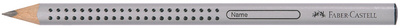 Faber-Castell Jumbo GRIP potlood, HB, zilver, 3,25 mm