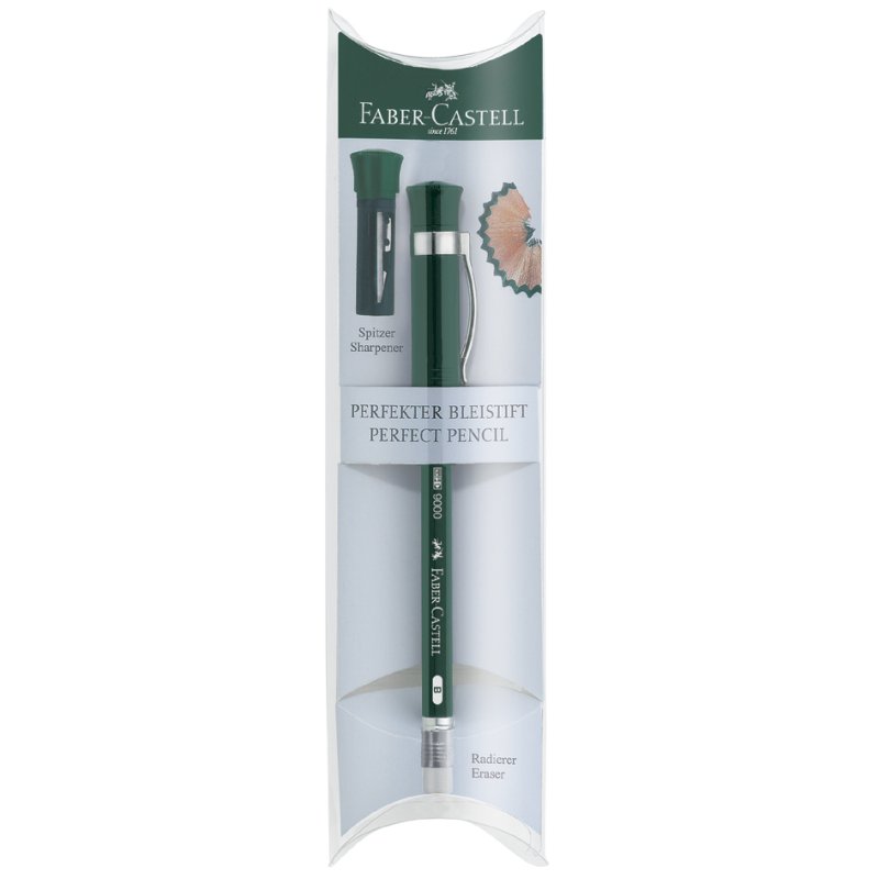 Faber-Castell CASTELL 9000 replacement pencil leads, grade B, 3 pieces