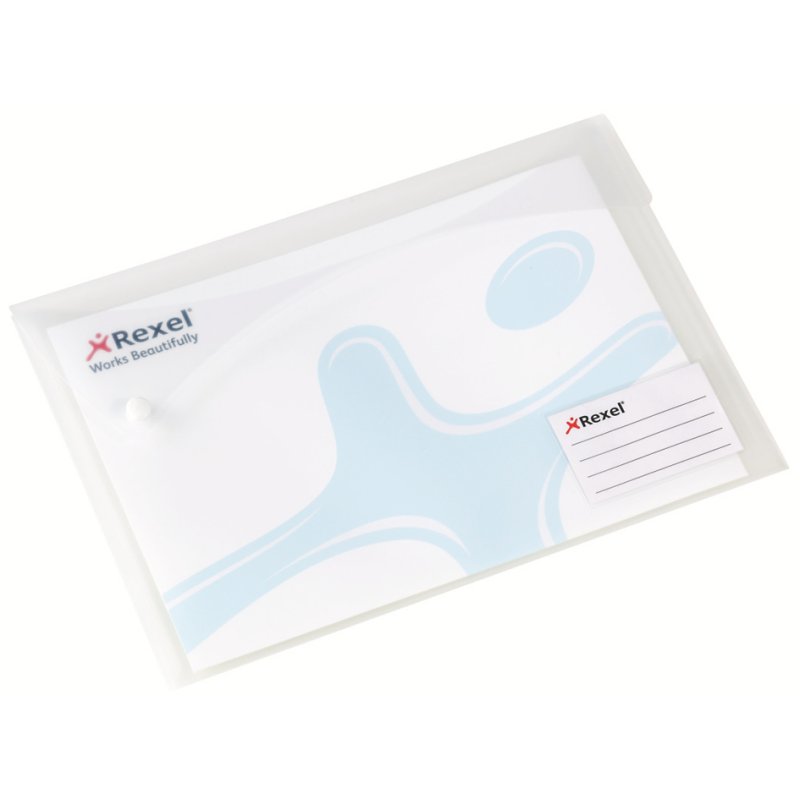Rexel chemise Xtra Folder A4, blanc, translucide, 5 pièces