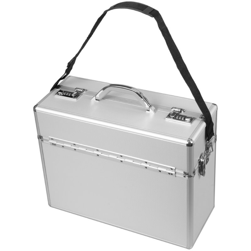 ALUMAXX ALPHA pilotenkoffertje, aluminium, zilver, 470×200×365 mm
