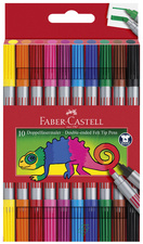 Faber-Castell viltstiften dubbelzijdig, uitwasbaar, 40 stuks