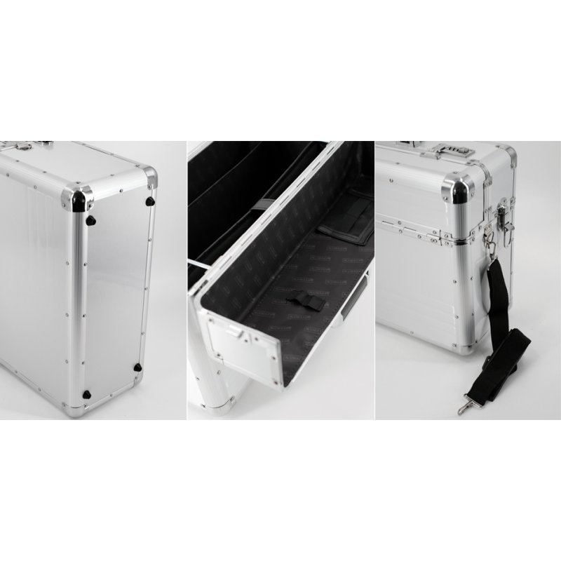 ALUMAXX mallette pilote BETHA, aluminium, argent, 47×20×37 cm