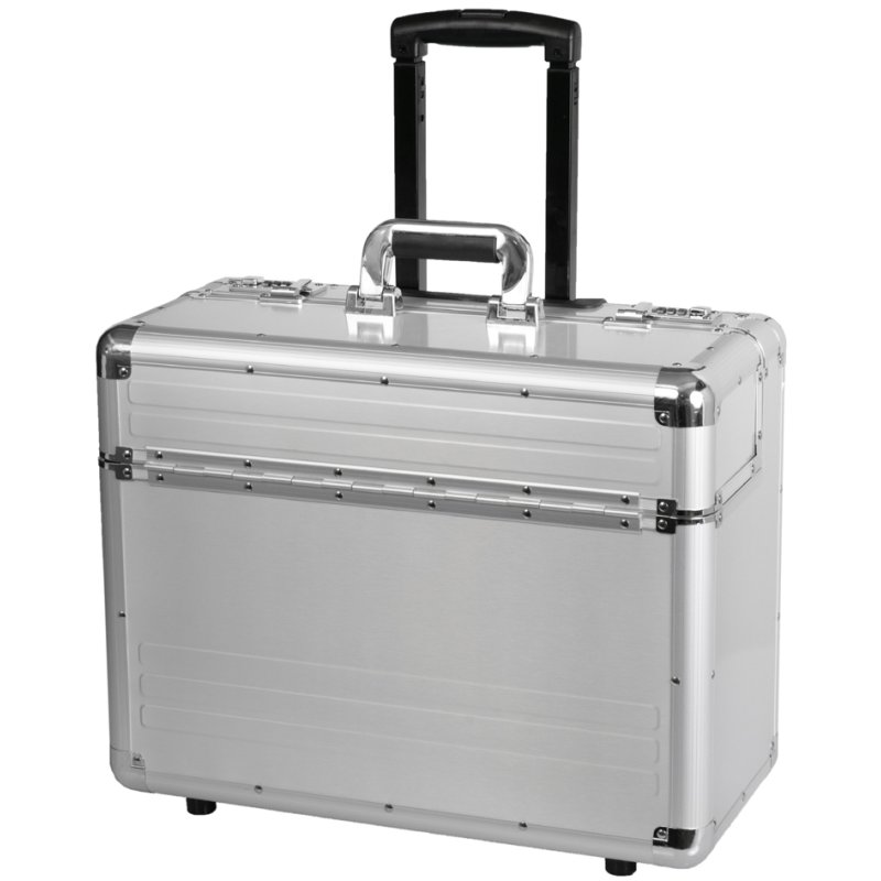 ALUMAXX valise pilote OMEGA, aluminium, argent, avec roulettes