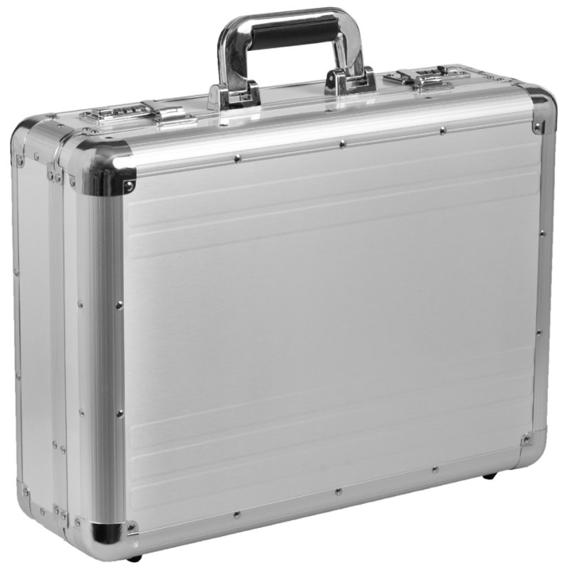 ALUMAXX TAURUS attachékoffer, aluminium, zilver, 460×150×345 mm