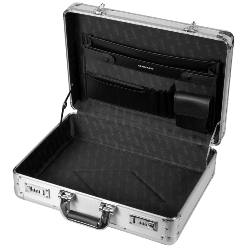 ALUMAXX TAURUS attachékoffer, aluminium, zilver, 460×150×345 mm