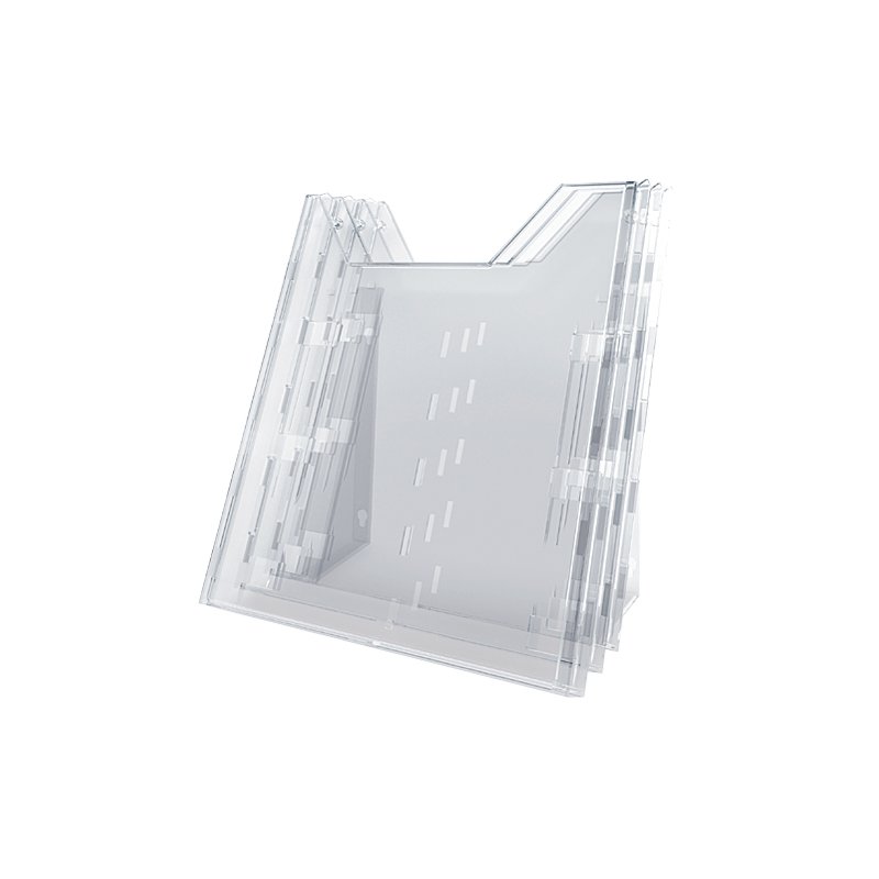 DURABLE présentoir COMBIBOXX A4 set L, transparent, 24 mm, 3 pièces