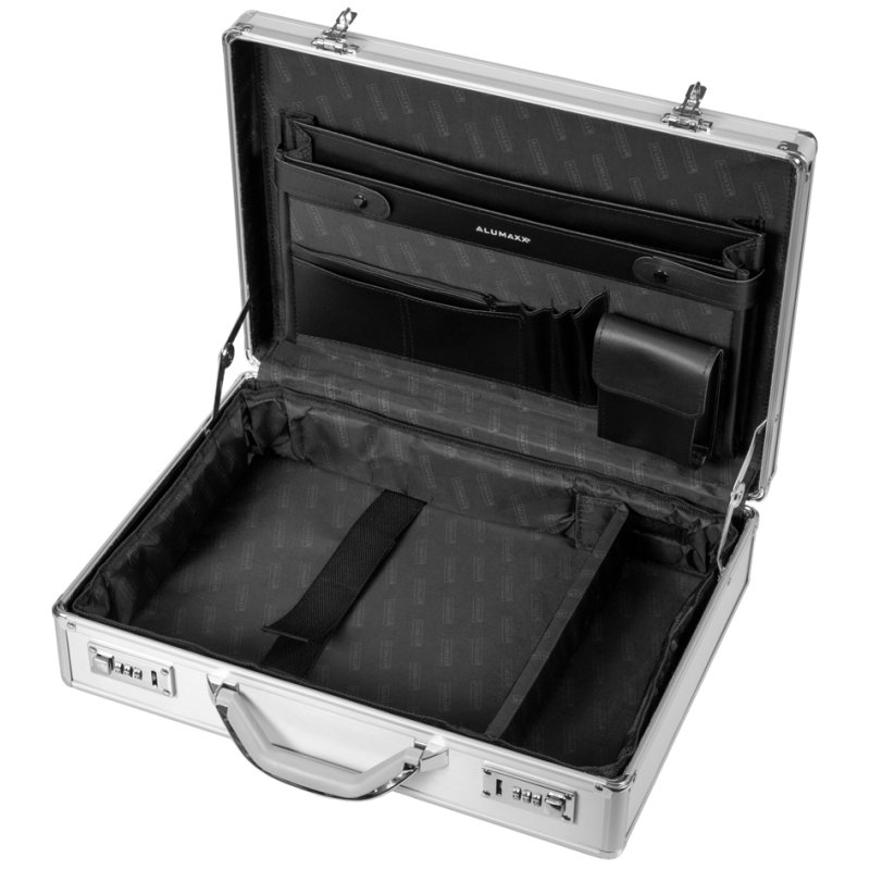 ALUMAXX laptop attachékoffer KRONOS, aluminium, zilver, tot 17 inch
