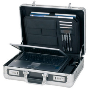 ALUMAXX laptop attachékoffer Carbon, aluminium, zilver/carbon, 17 inch