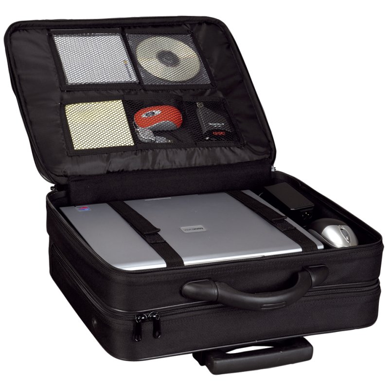LiGHTPAK Trolley pour ordinateur portable Business TREVISO, 16 pouces, noir, polyester/nylon