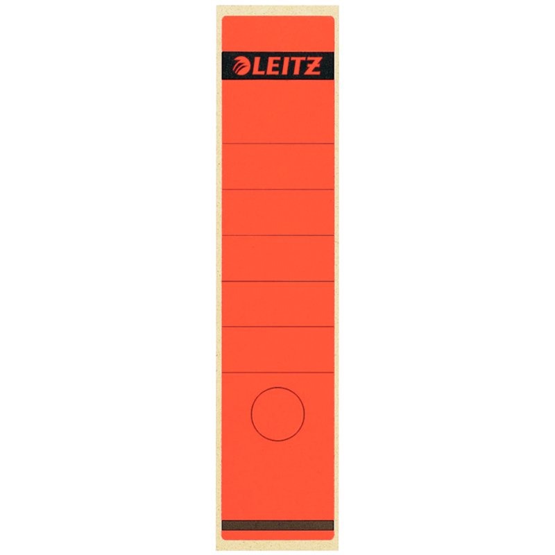 LEITZ étiquette de dos de classeur 61 x 285 mm, long, large, rouge