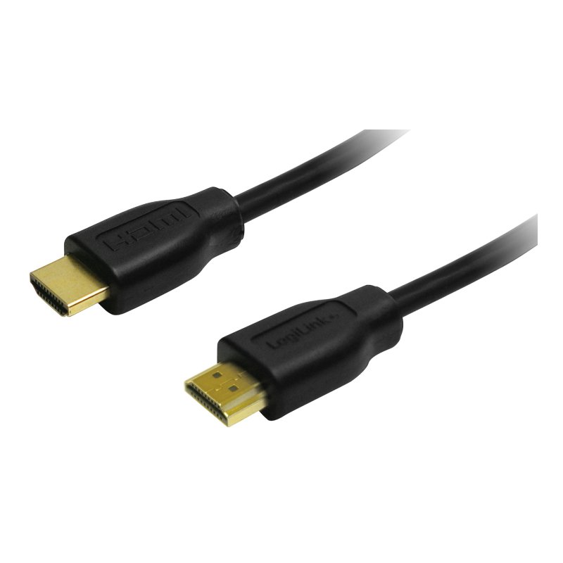 LogiLink Câble HDMI 1.4, connecteur A vers connecteur A, noir, 1,5 mètre