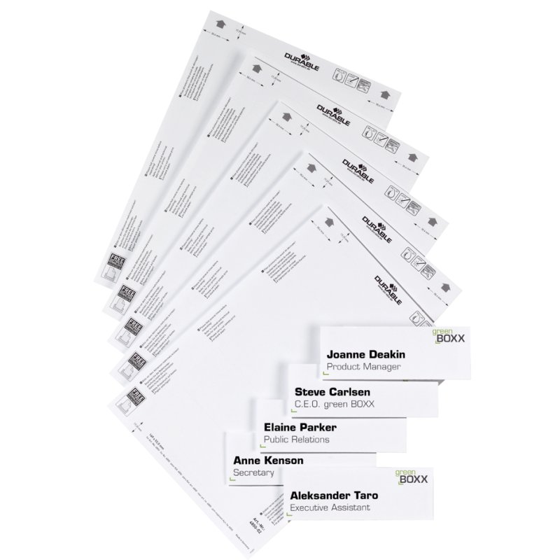 DURABLE deurbordje CLICK SIGN, 149 × 52,5 mm, wit