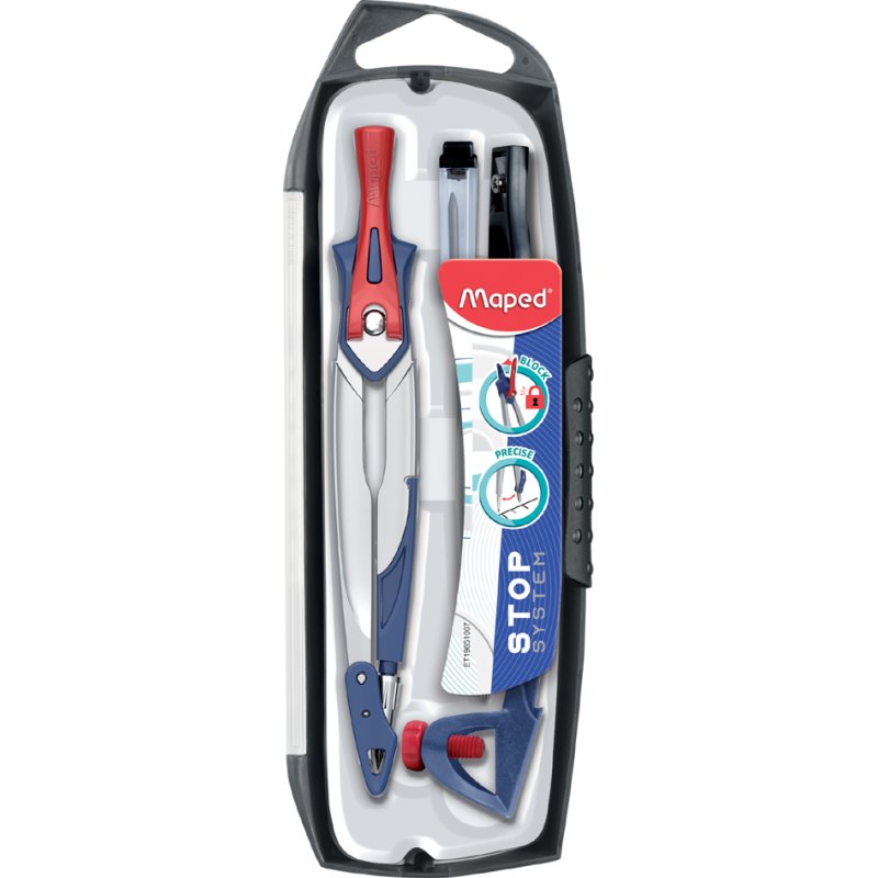 Maped passerbox Stop System, 3-pièces, bleu, 2,0 mm