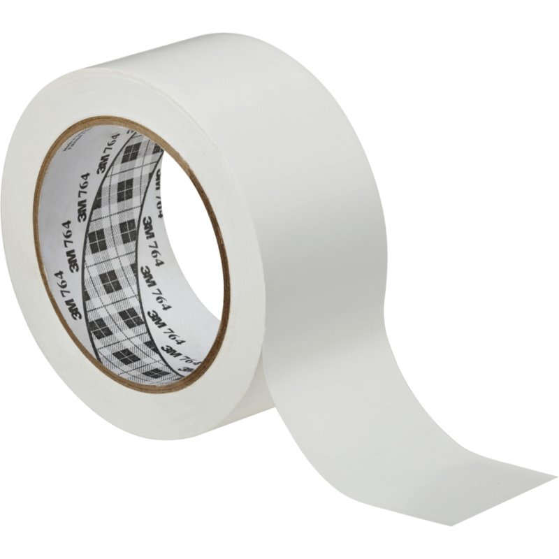 3M PVC-tape 764i, wit, 50,8 mm × 33 m