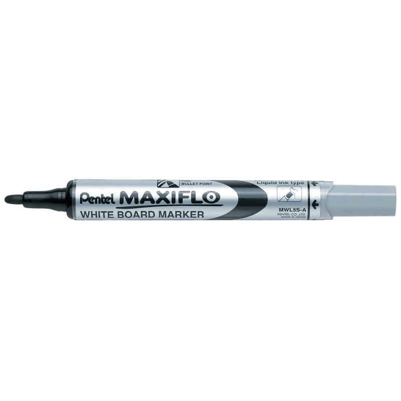 Pentel marqueur pour tableau blanc, bleu, pointe fine, 1,6 mm