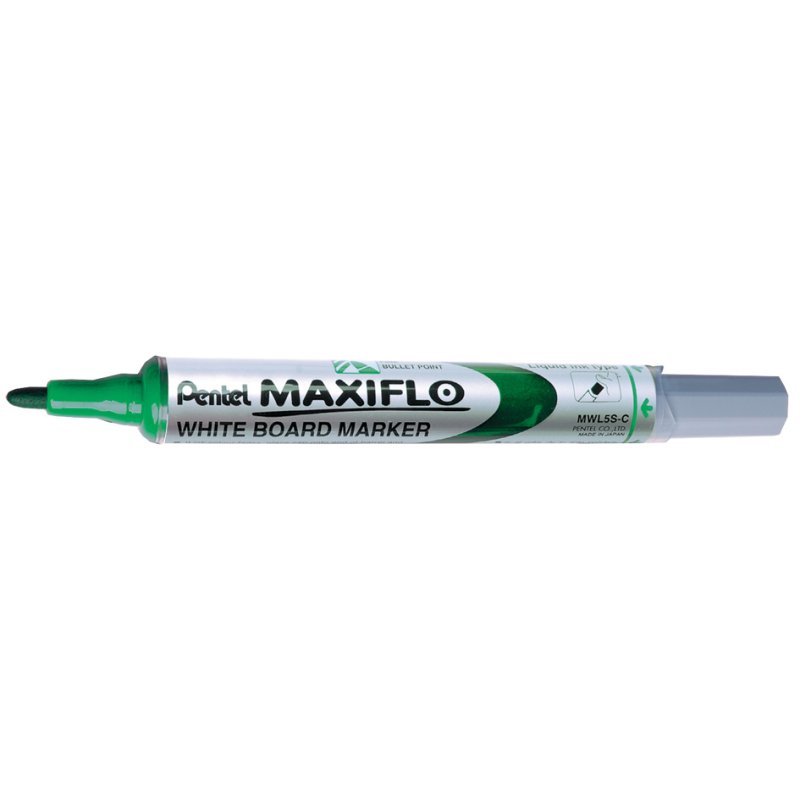 Pentel marqueur pour tableau blanc, bleu, pointe fine, 1,6 mm