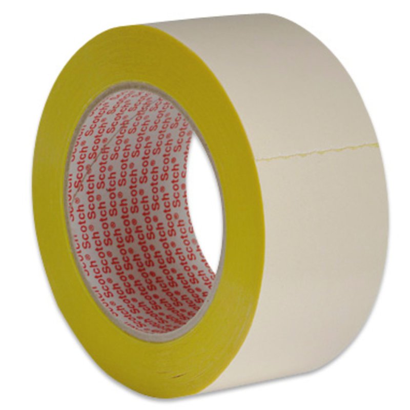 3M ruban adhésif pour moquette 9195, jaune, 50 mm × 25 m
