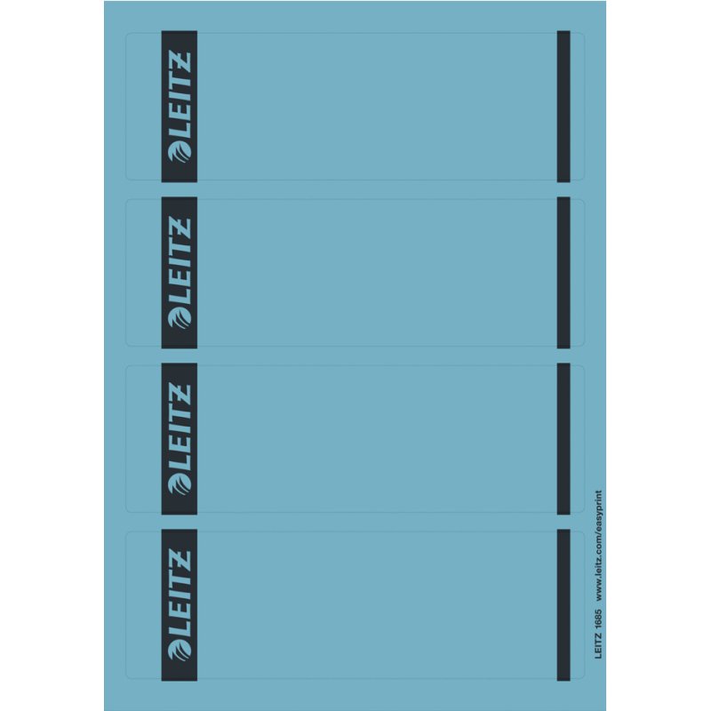LEITZ étiquettes de dos de classeur, 61 × 192 mm, vert, 100 pièces