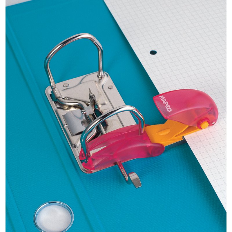Maped simple hole punch, assorted colours, 5 sheets