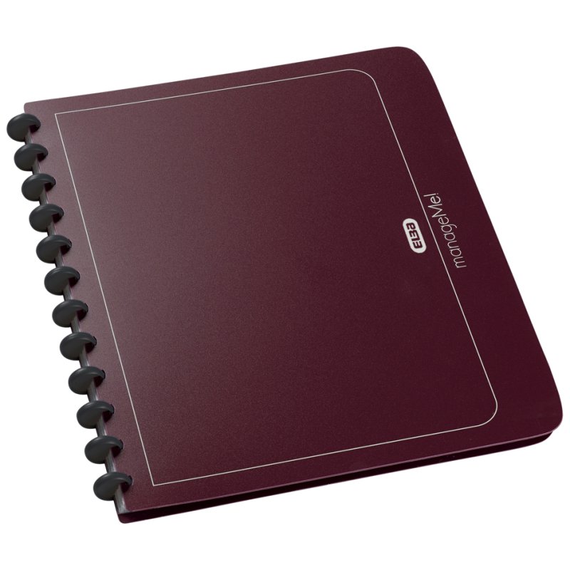 Oxford vario-zipp classeur manageMe!, A4, bordeaux, 21 mm