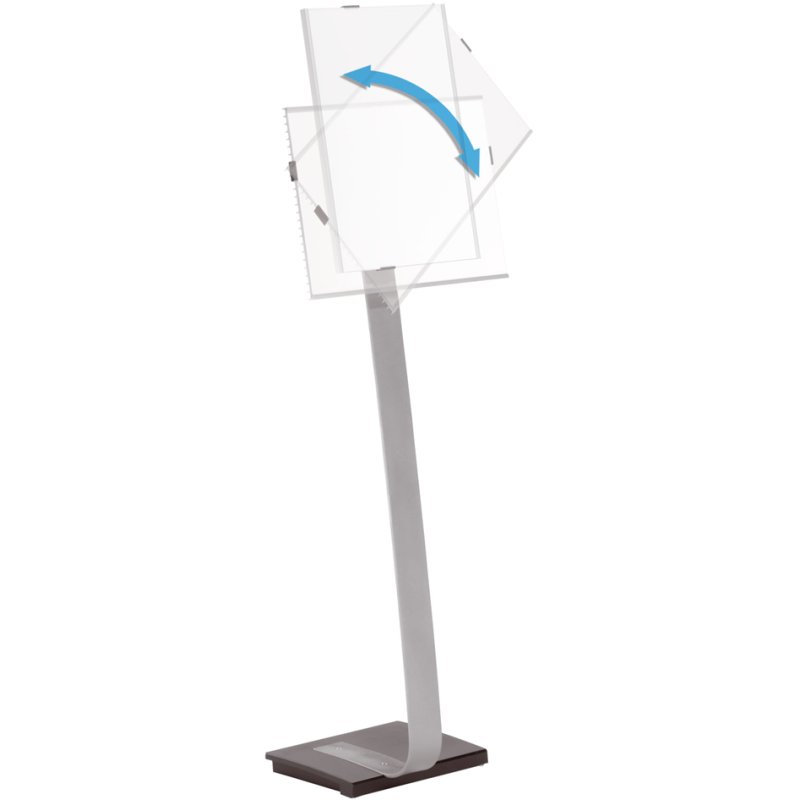 DURABLE tableau d'affichage standard A3, aluminium, pivotant, argent