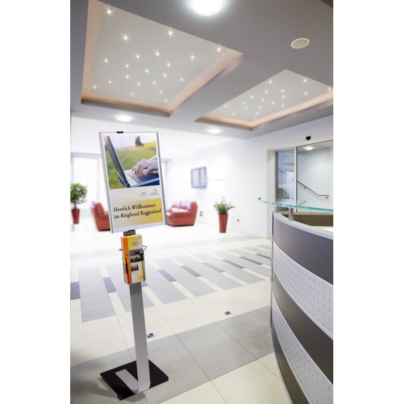 DURABLE tableau d'affichage standard A3, aluminium, pivotant, argent