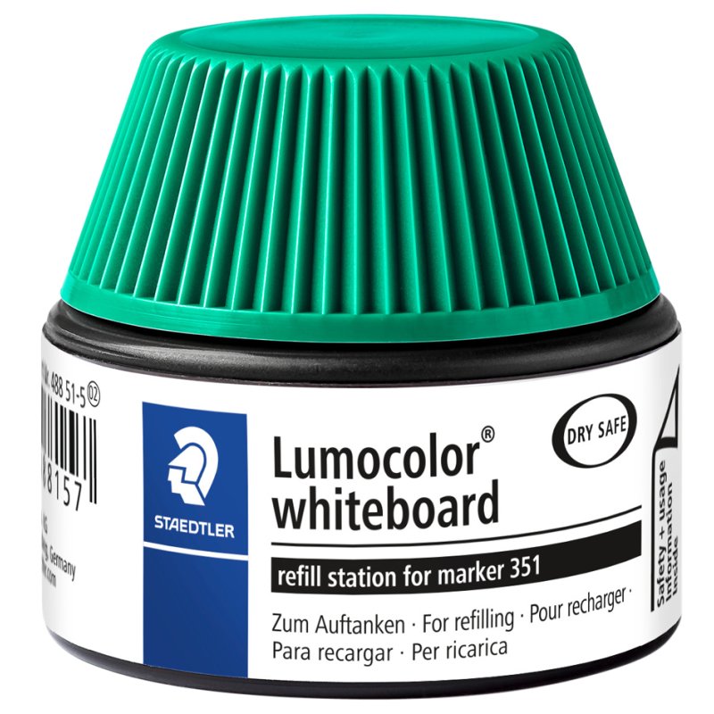 STAEDTLER Station de recharge Lumocolor 488 51, vert, 30 ml