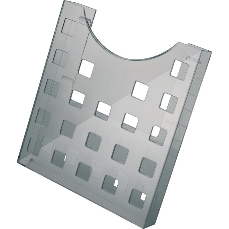 helit porte-brochures the grid, A4 vertical, transparent, polystyrène