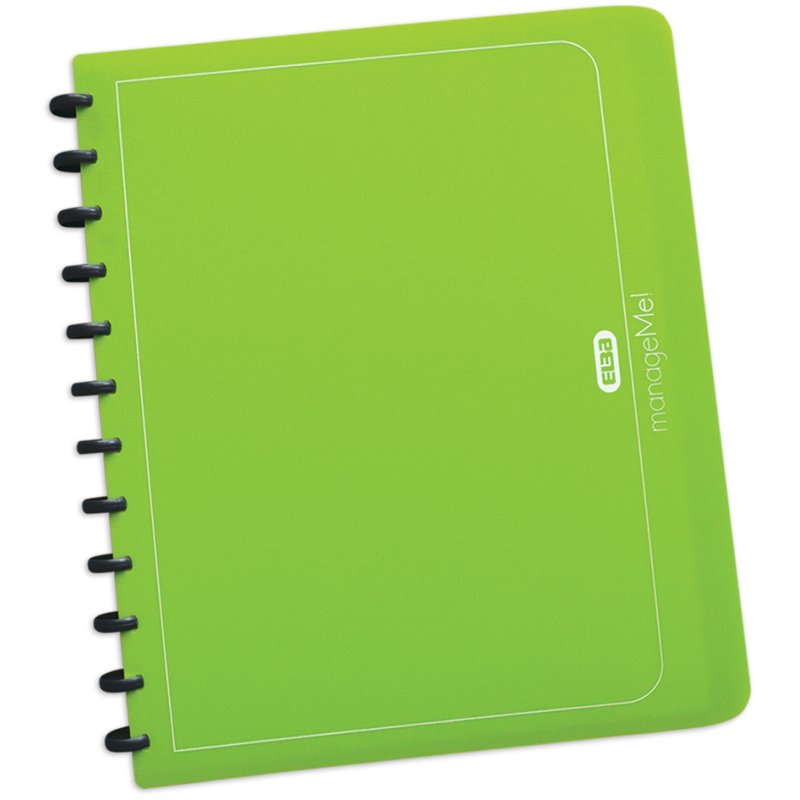 Oxford ring binder manageMe! vario-zipp A4, silver metallic, 21 mm
